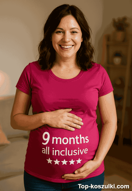 Śmieszna koszulka 9 months all inclusive