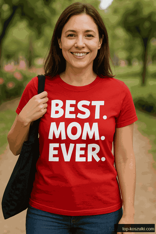 Śmieszna koszulka BEST. MOM. EVER.