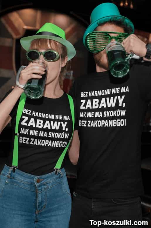 Śmieszna koszulka bez harmonii nie ma zabawy
