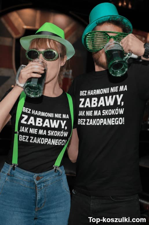 Śmieszna koszulka bez harmonii nie ma zabawy
