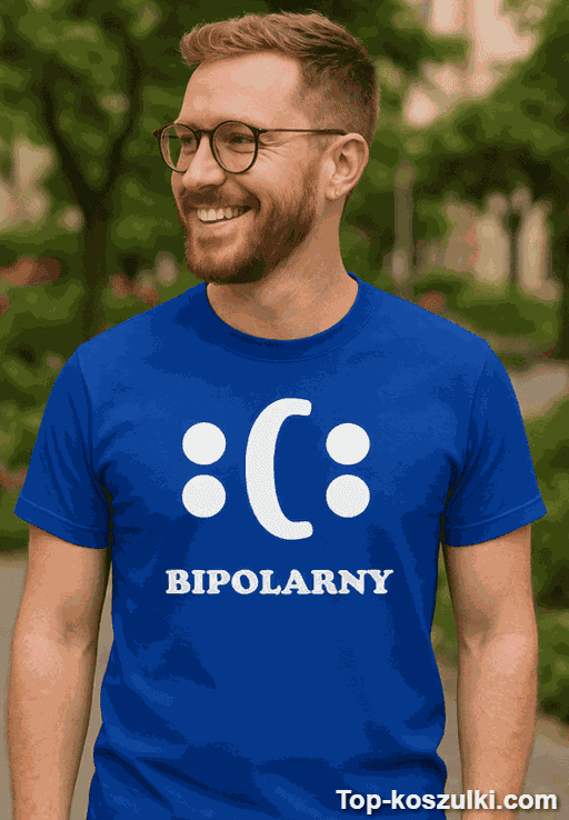 Śmieszna koszulka bipolarny