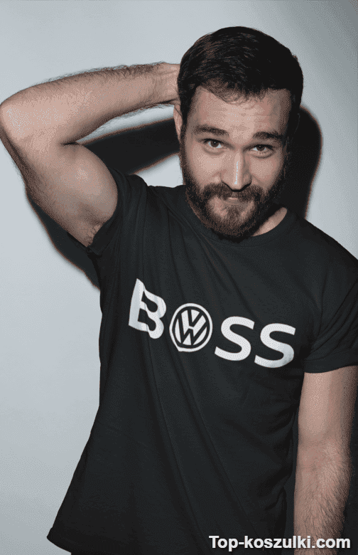 Śmieszna koszulka Boss VW