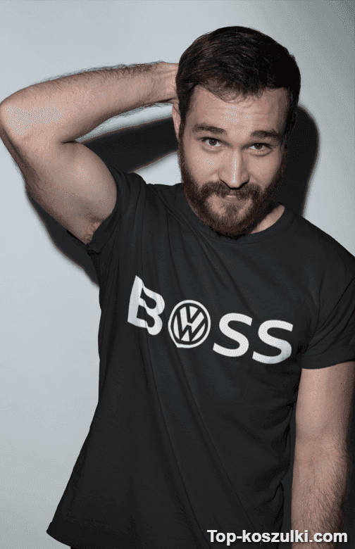 Śmieszna koszulka Boss VW
