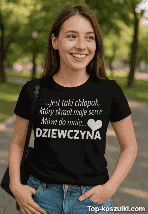 Śmieszna koszulka chłopak skradł moje serce