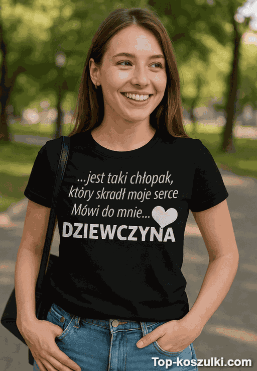 Śmieszna koszulka chłopak skradł moje serce
