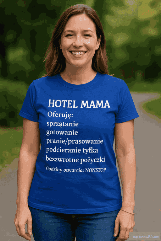 Śmieszna koszulka dla mamy HOTEL MAMA