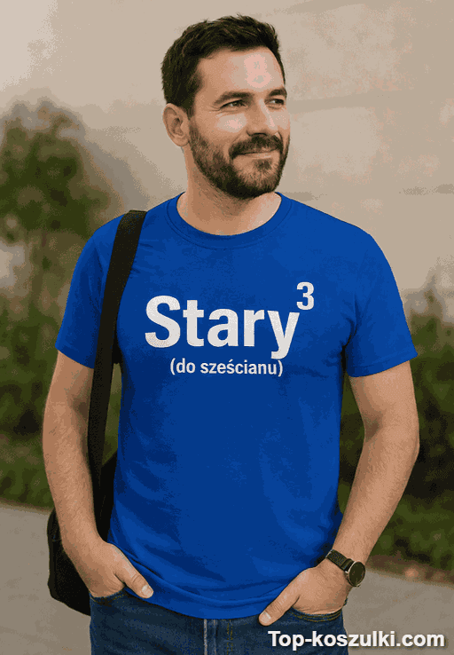 Śmieszna koszulka dla taty do sześcianu