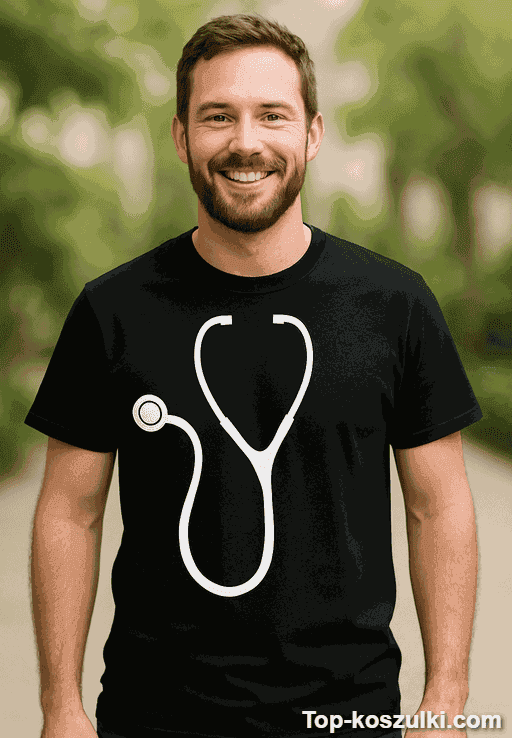 Śmieszna koszulka doktor