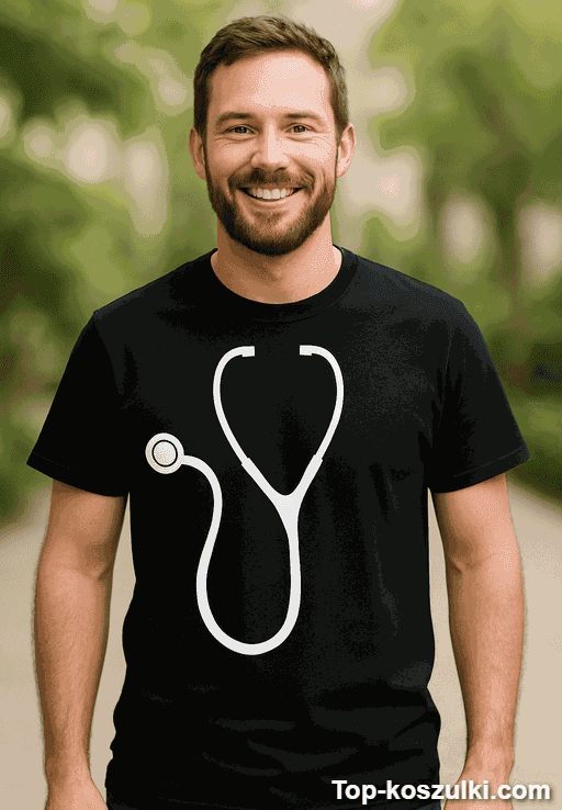 Śmieszna koszulka doktor