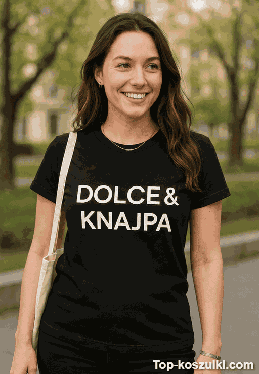 Śmieszna koszulka Dolce Knajpa