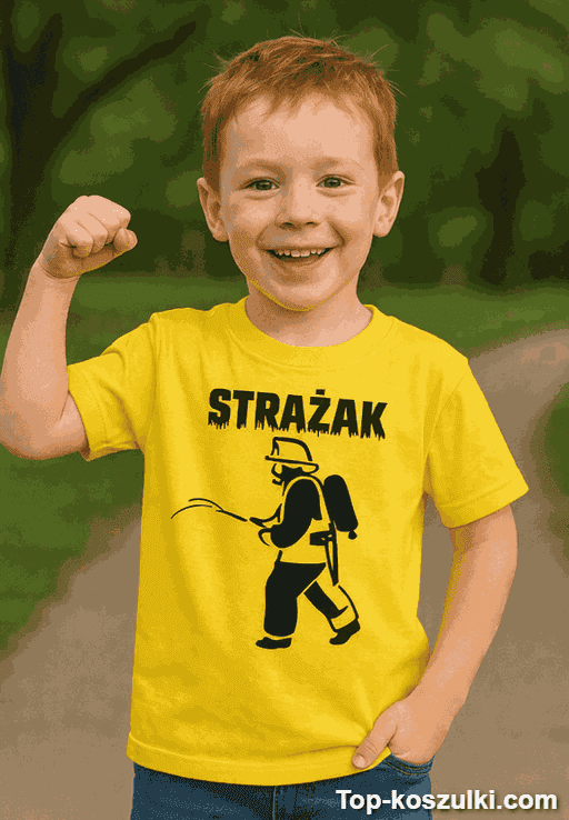 Koszulka dziecięca strażak
