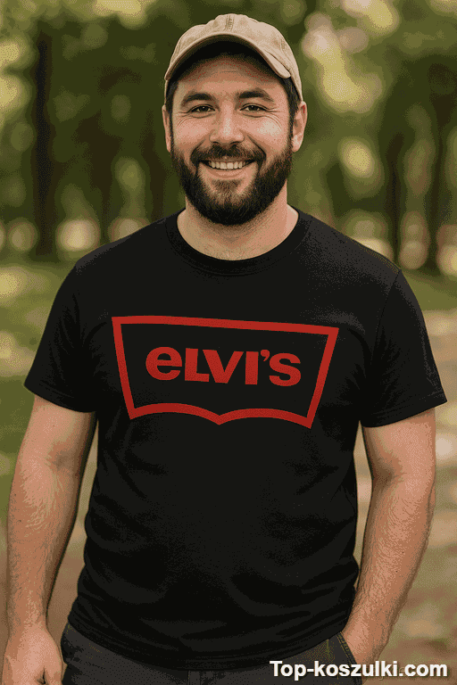 Śmieszna koszulka Elvis