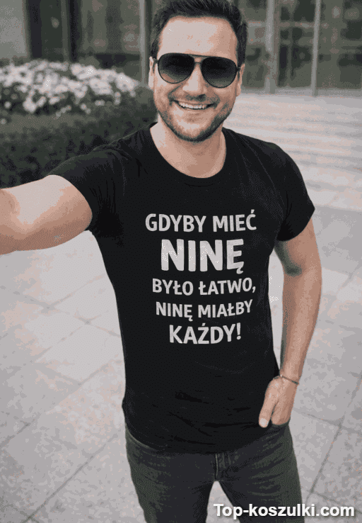 Śmieszna koszulka gdyby było łatwo z dowolnym imieniem