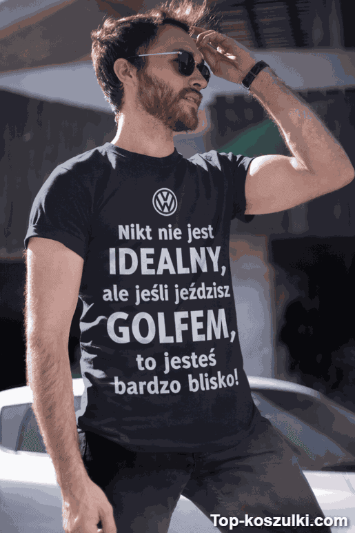 Śmieszna koszulka idealny z dowolną marką auta