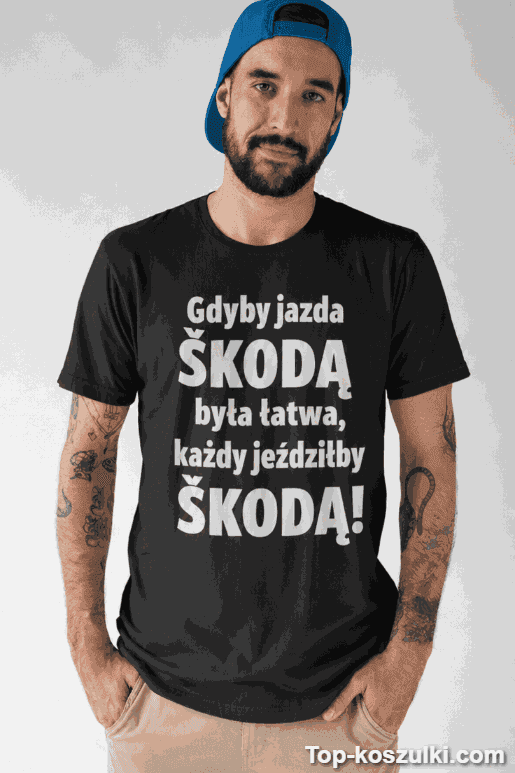 Śmieszna koszulka jeździłby każdy dowolna marka