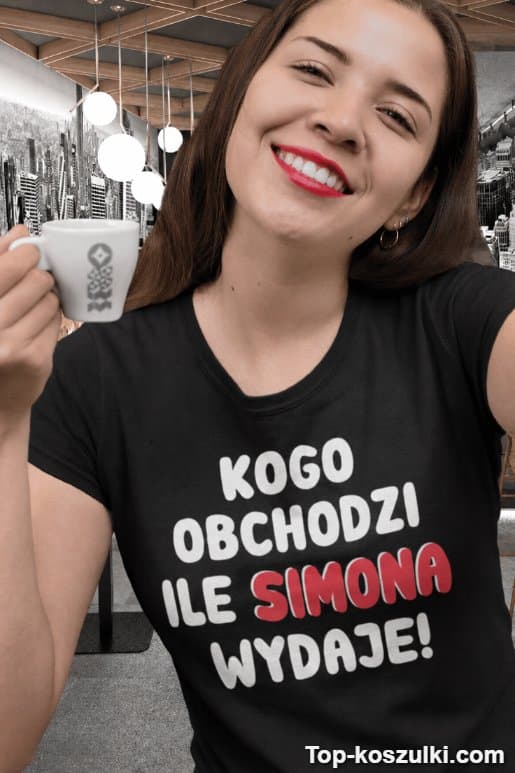 Koszulka kogo obchodzi ile wydaje z imieniem