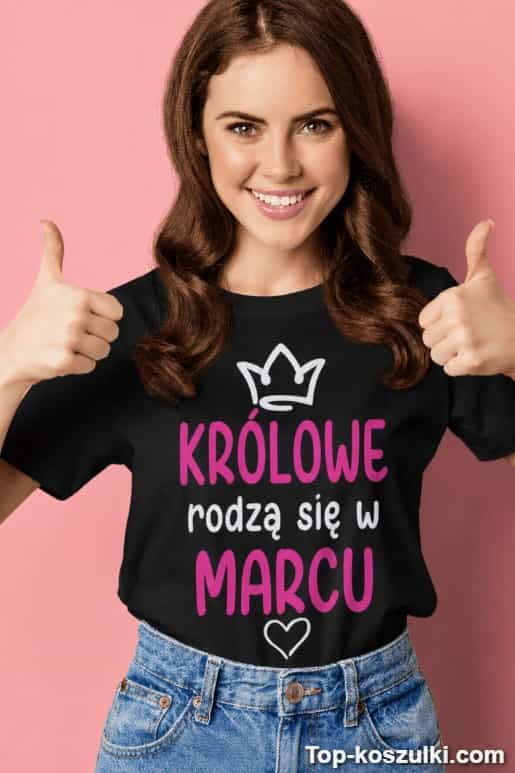 Śmieszna koszulka królowe z własnym miesiącem urodzenia