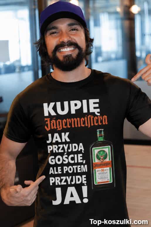 Śmieszna koszulka kupię Jägermeistera