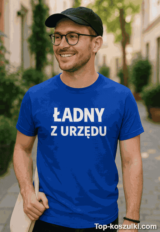 Śmieszna koszulka ładny z urzędu