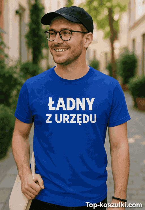 Śmieszna koszulka ładny z urzędu