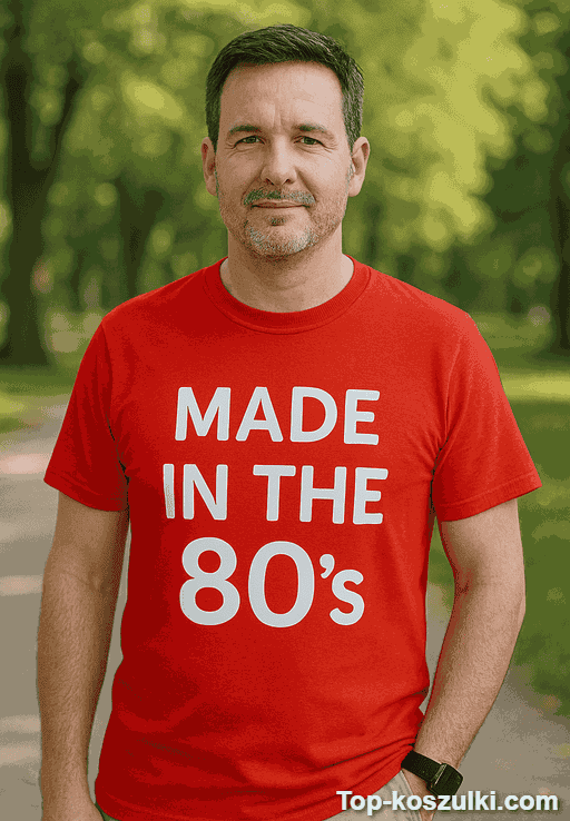 Śmieszna koszulka Made in the 80s