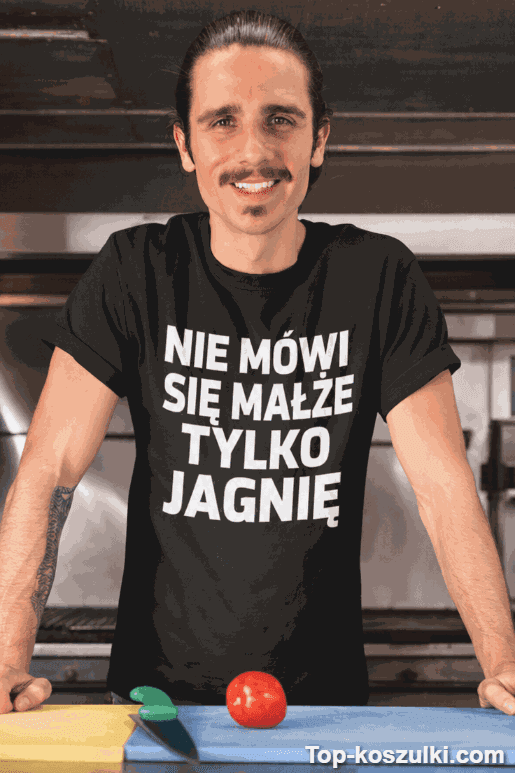Śmieszna koszulka małże tylko jagnię