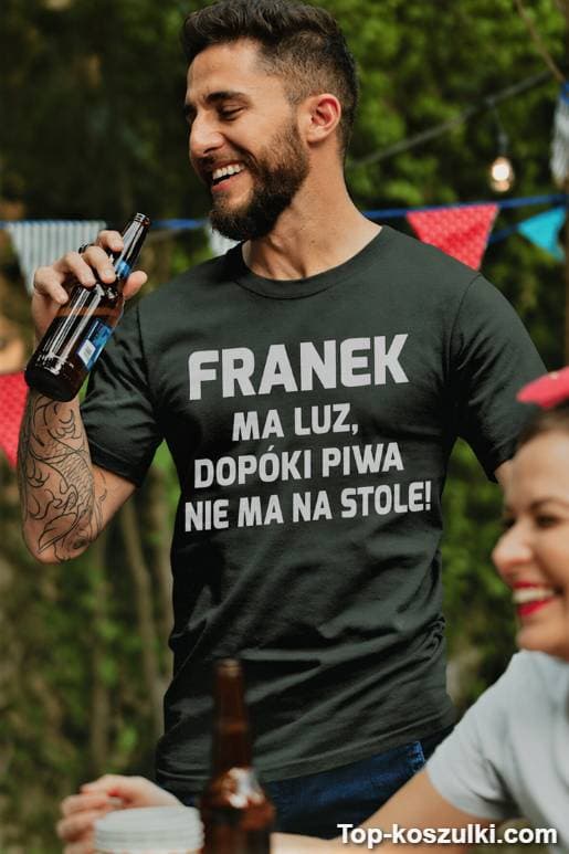 Śmieszna koszulka na luzie z dowolnym imieniem