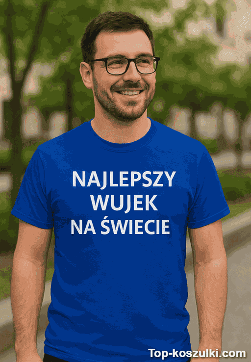 Śmieszna koszulka najlepszy wujek na świecie