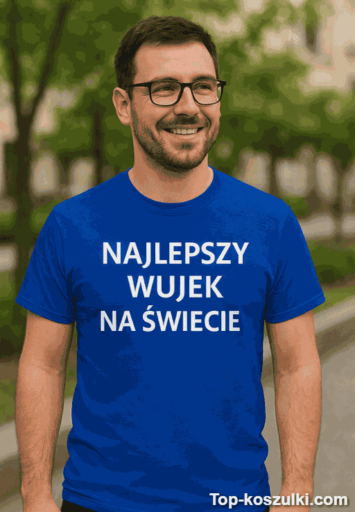 Śmieszna koszulka najlepszy wujek na świecie