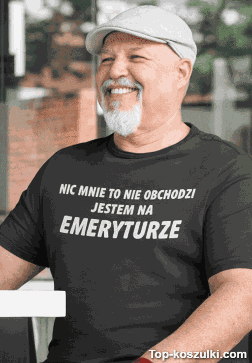 Śmieszna koszulka nic mnie nie obchodzi na emeryturze