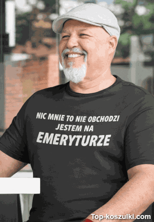 Śmieszna koszulka nic mnie nie obchodzi na emeryturze