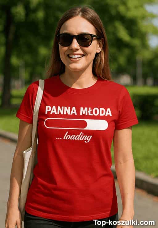 Śmieszna koszulka panna młoda loading