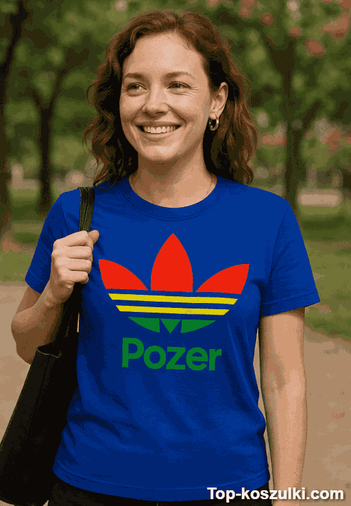 Śmieszna koszulka pozer rasta