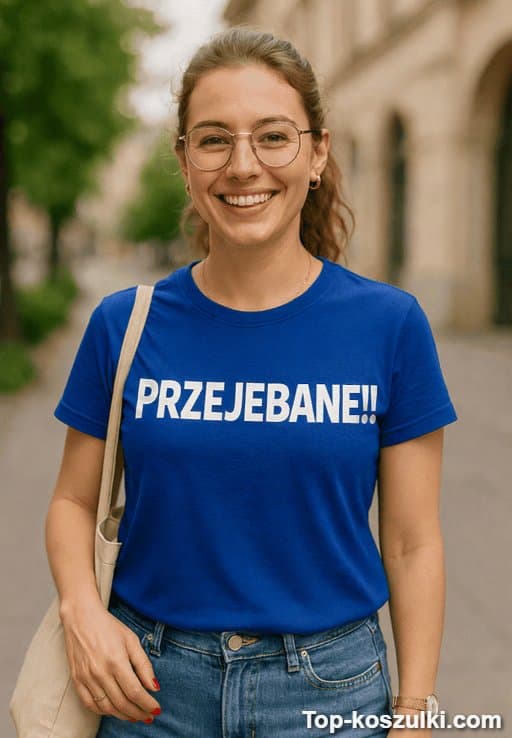 Śmieszna koszulka przejebane