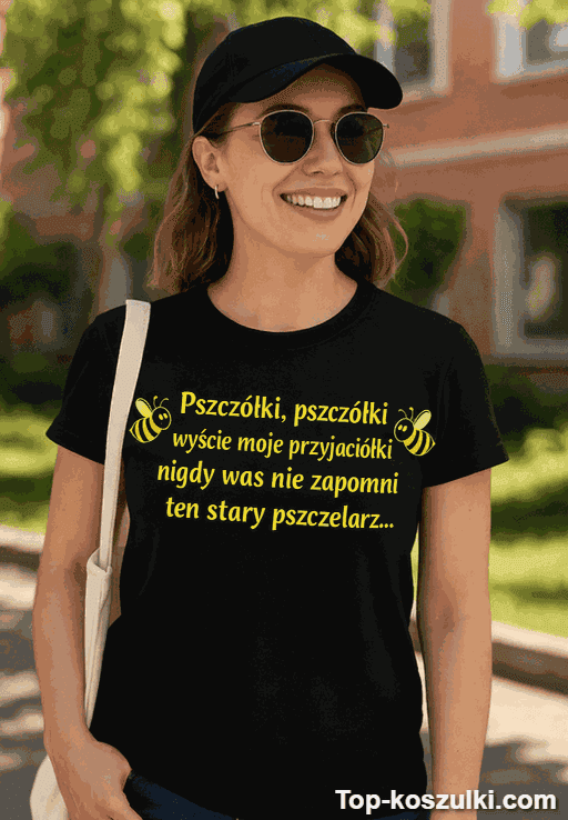 Śmieszna koszulka pszczółki przyjaciółki