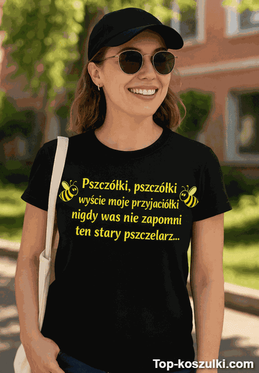 Śmieszna koszulka pszczółki przyjaciółki