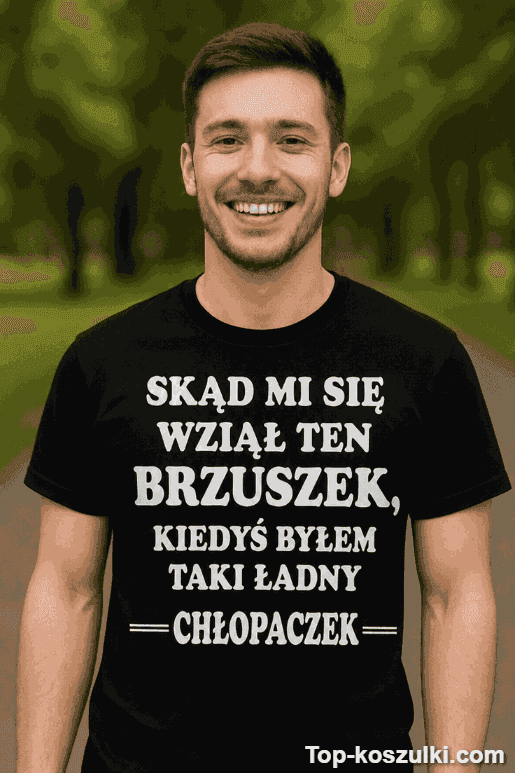 Śmieszna koszulka skąd mi ten brzuszek