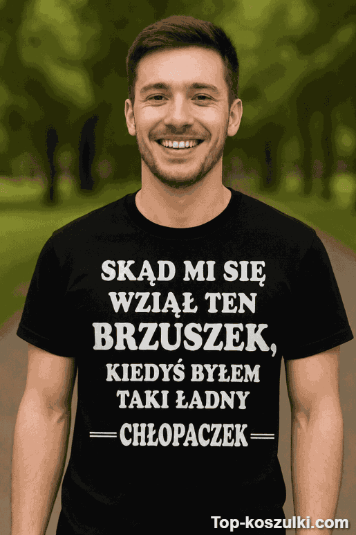 Śmieszna koszulka skąd mi ten brzuszek