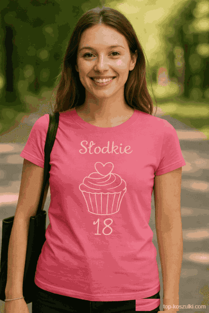Śmieszna koszulka Słodkie 18 urodziny