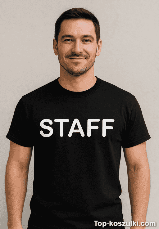 Śmieszna koszulka Staff