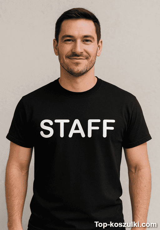 Śmieszna koszulka Staff