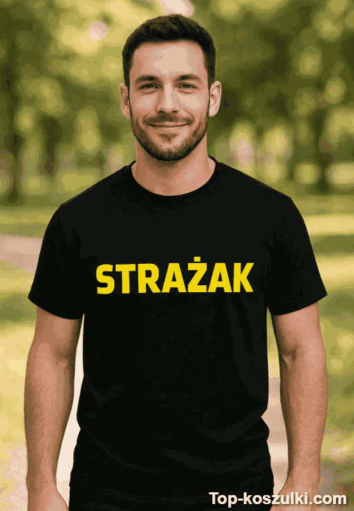 Śmieszna koszulka strażak 2