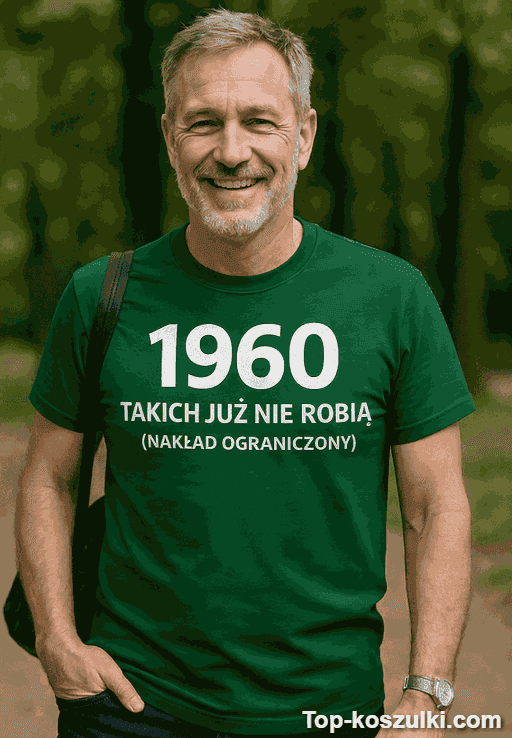 Śmieszna koszulka takich już nie robią z własnym rokiem