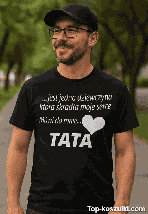 Śmieszna koszulka tata ukradła mi serce
