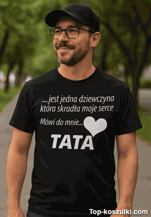 Śmieszna koszulka tata ukradła mi serce