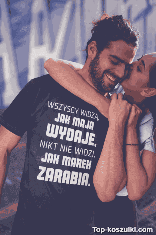 Śmieszna koszulka wydaje zarabia z dowolnym imieniem