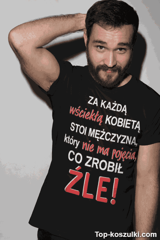 Śmieszna koszulka za każdą wściekłą kobietę