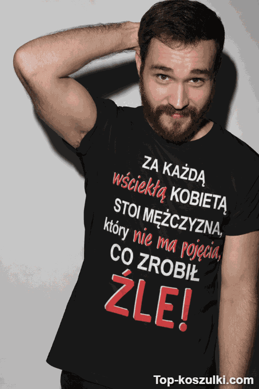 Śmieszna koszulka za każdą wściekłą kobietę