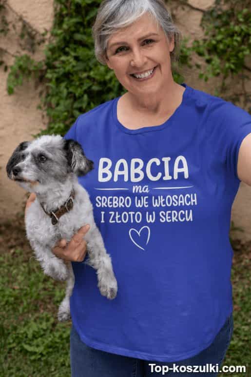 Śmieszna koszulka złota babcia