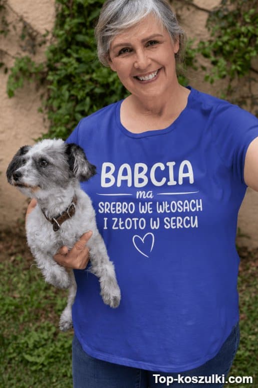 Śmieszna koszulka złota babcia